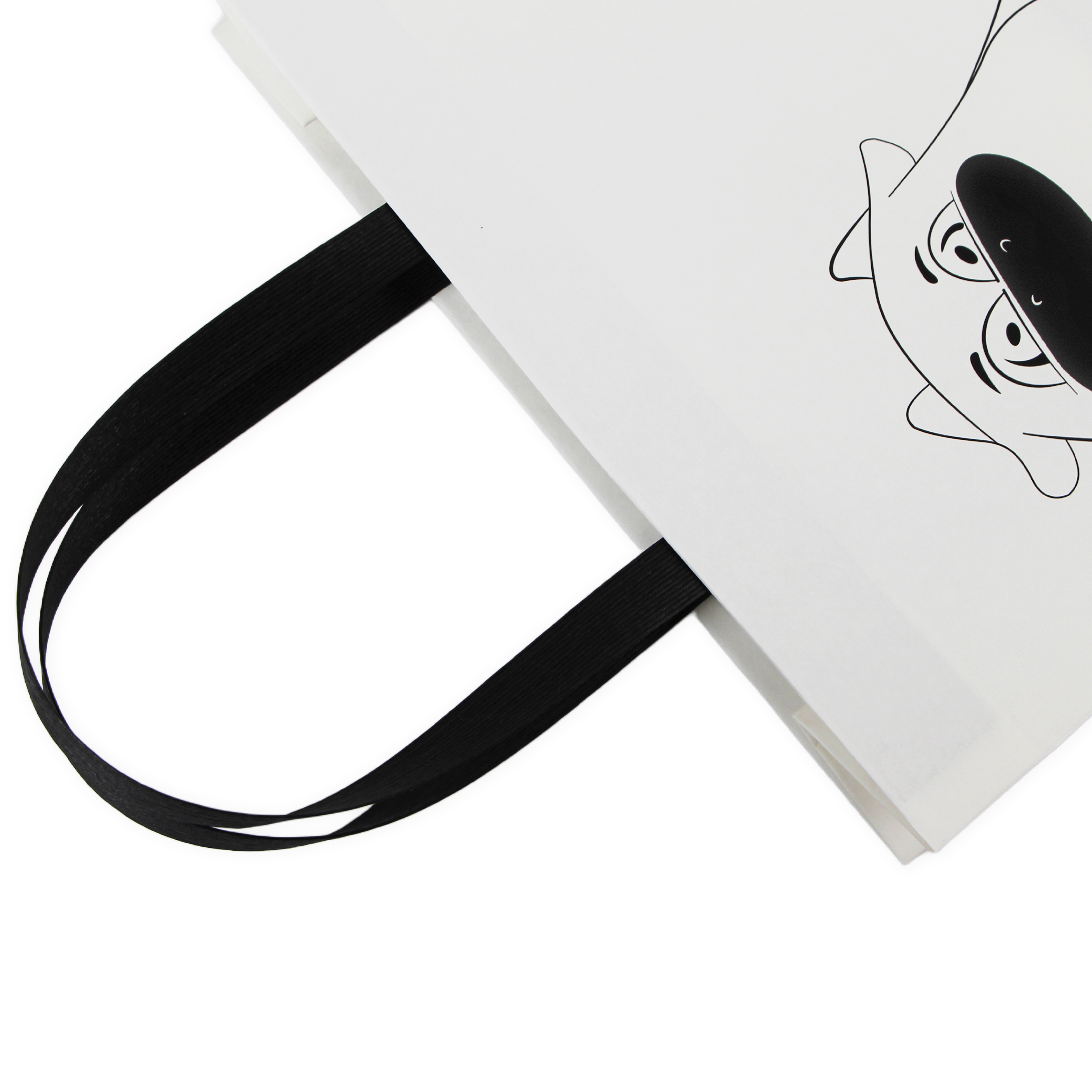 Personalised White Kraft Paper Bag With Logo