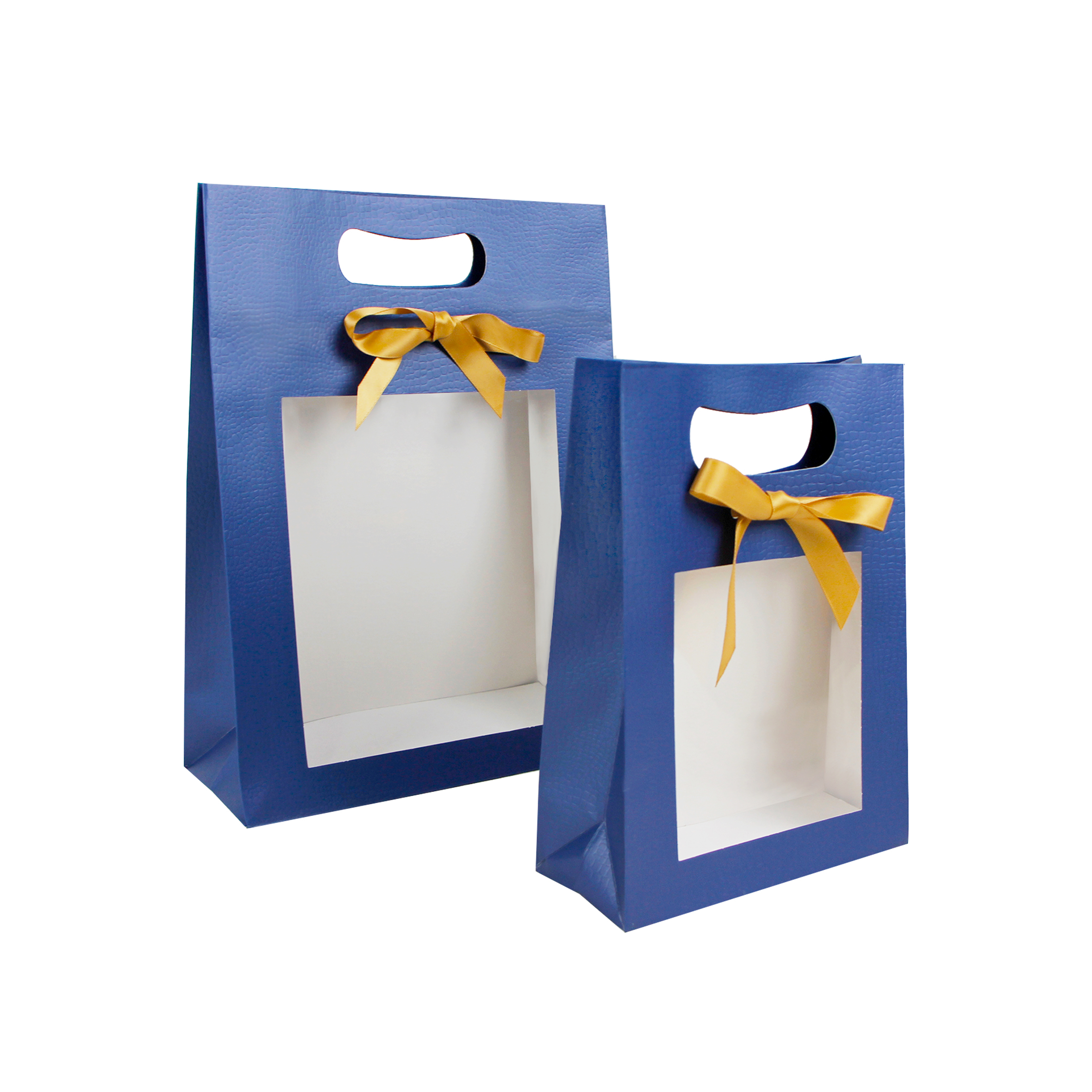 Colored Paper Bags With Diecut Handle