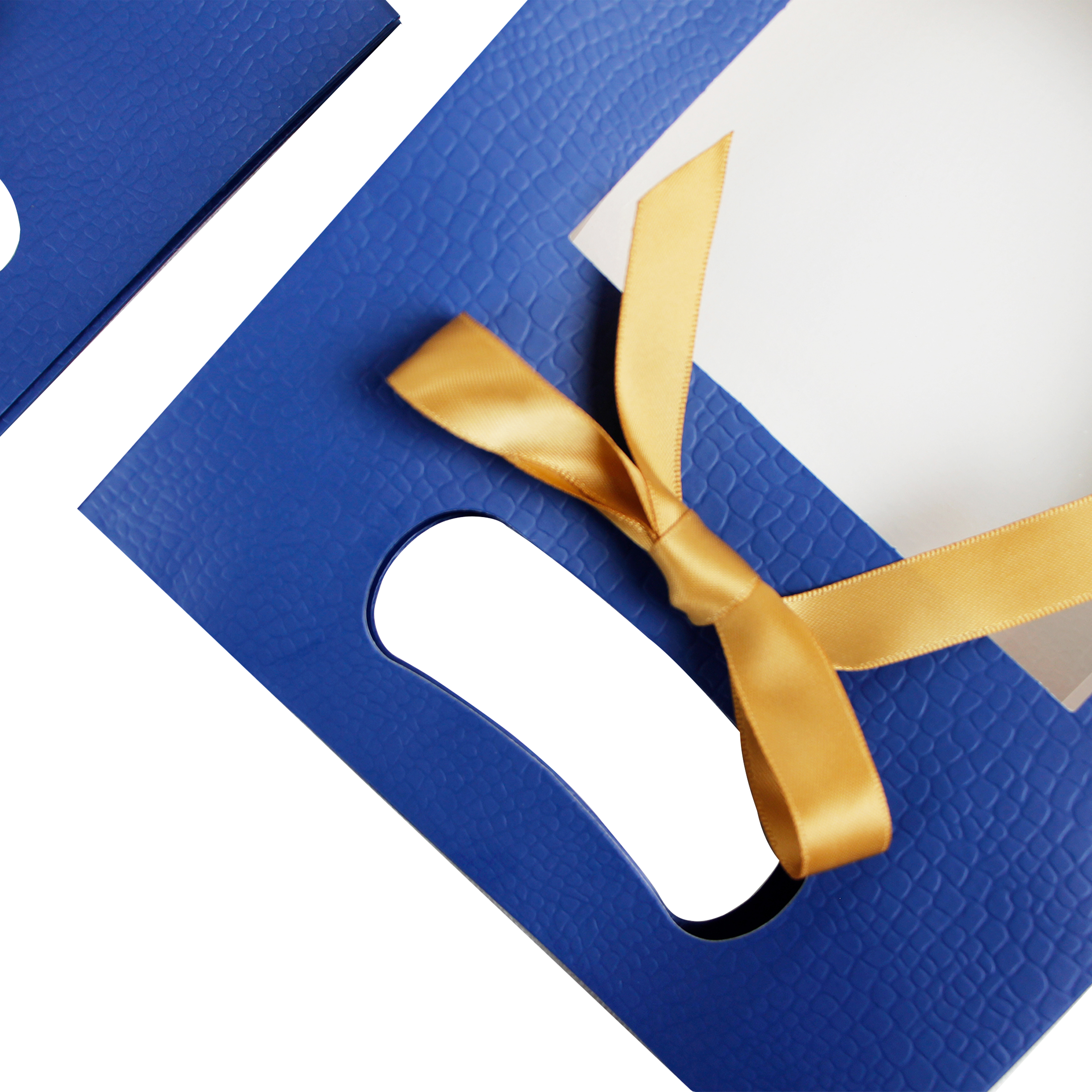 Colored Paper Bags With Diecut Handle
