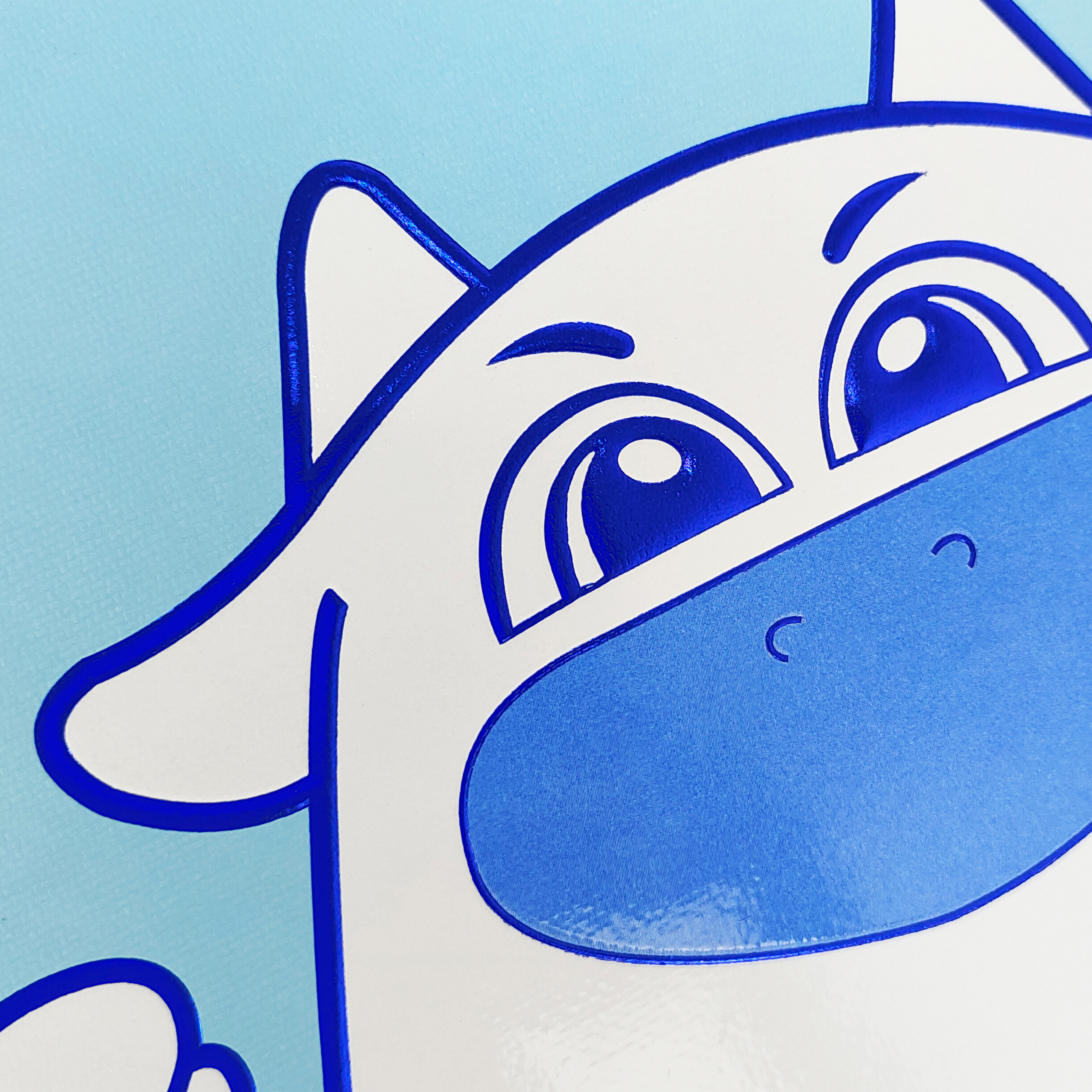 Blue Paper Pouch For Gift