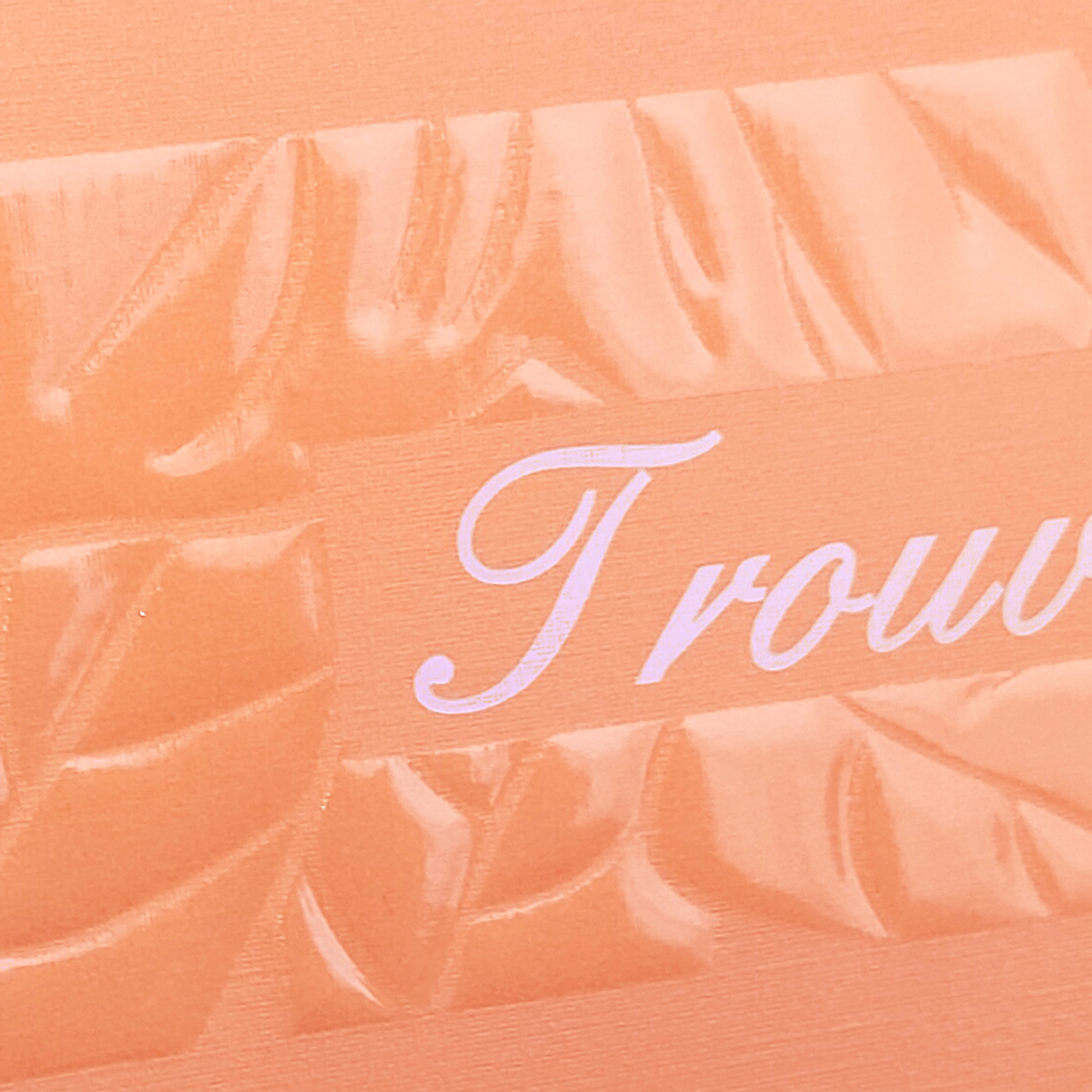 Luxury Pink Shopping Bag With Ribbon