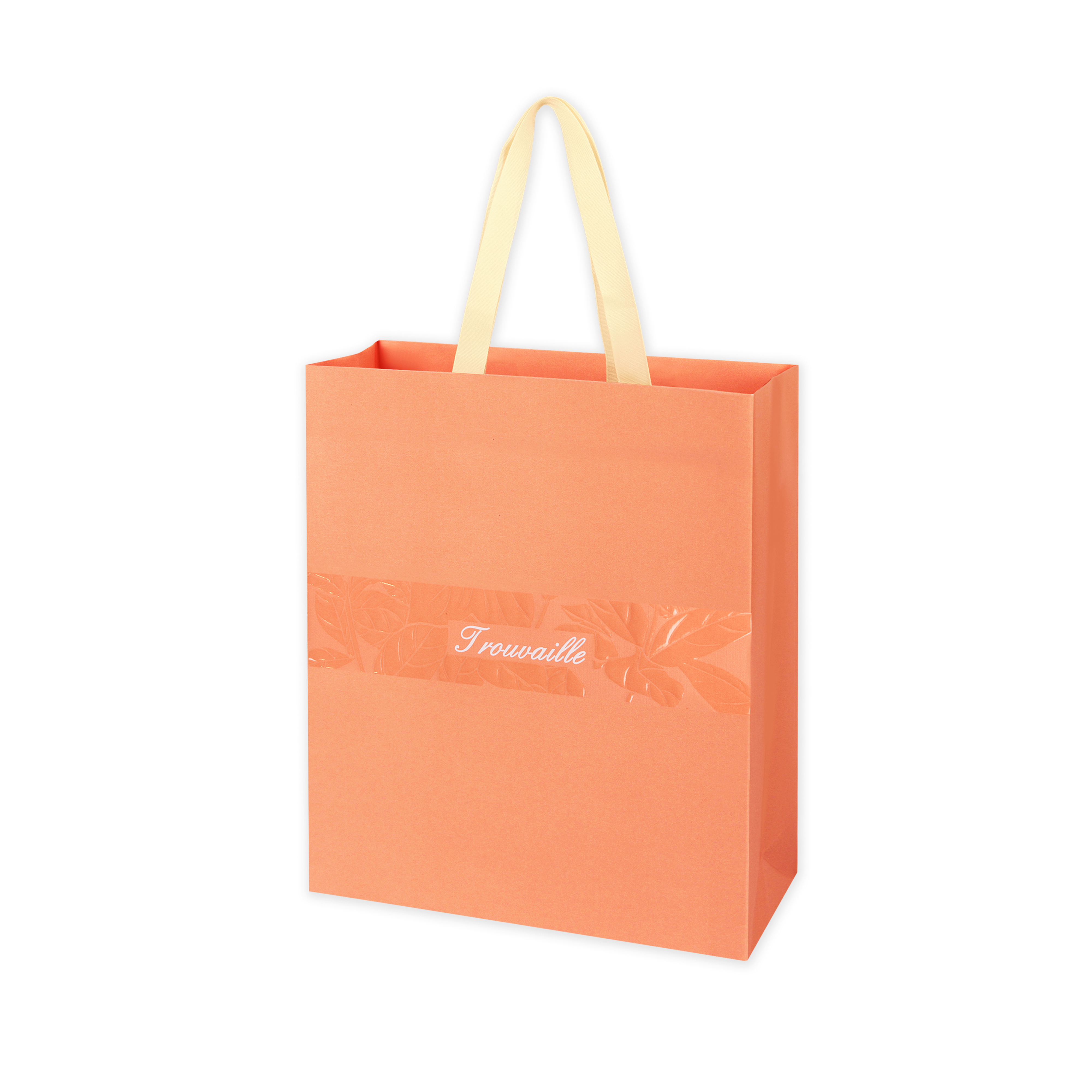Luxury Pink Shopping Bag With Ribbon