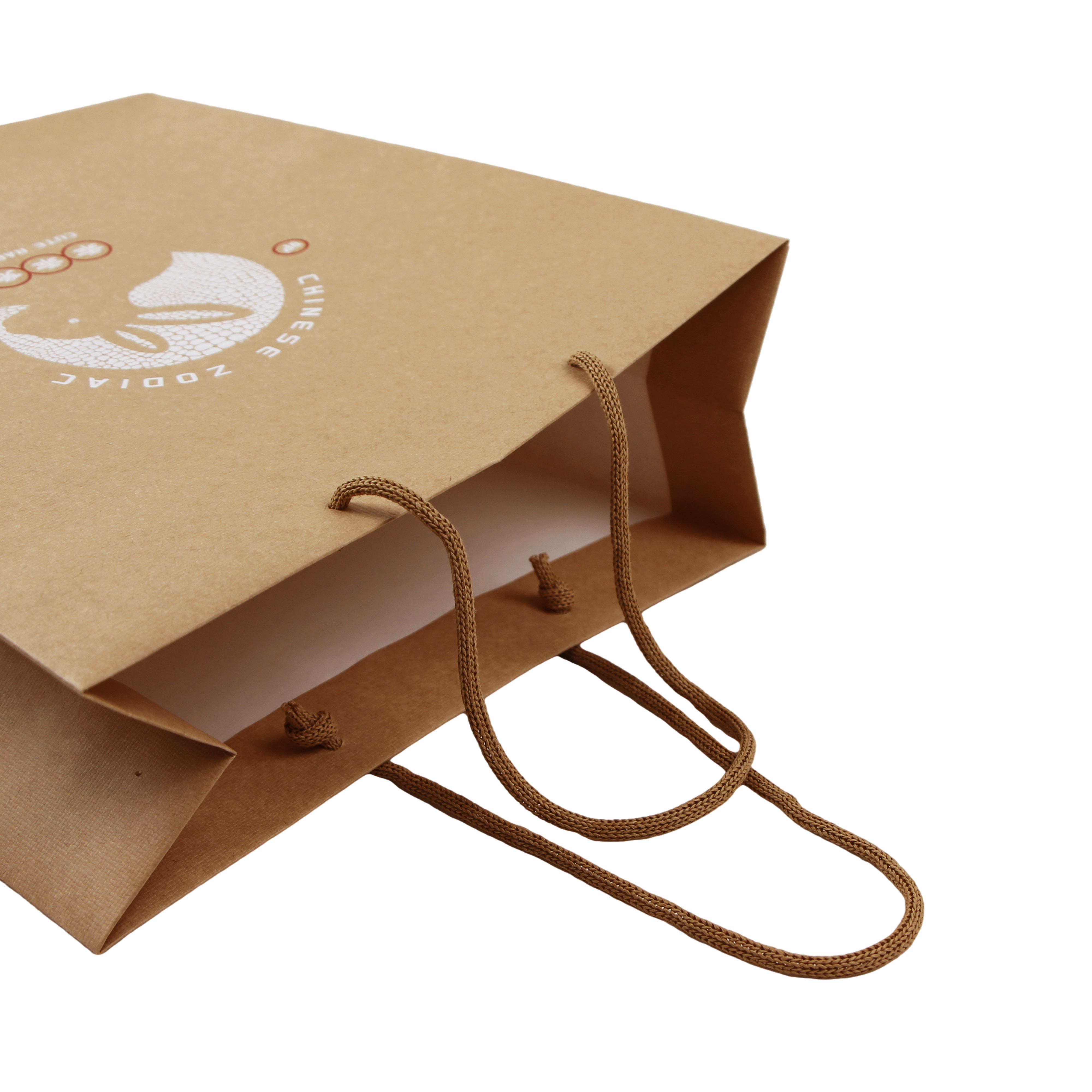 Brown Paper Gift Bag With Handle