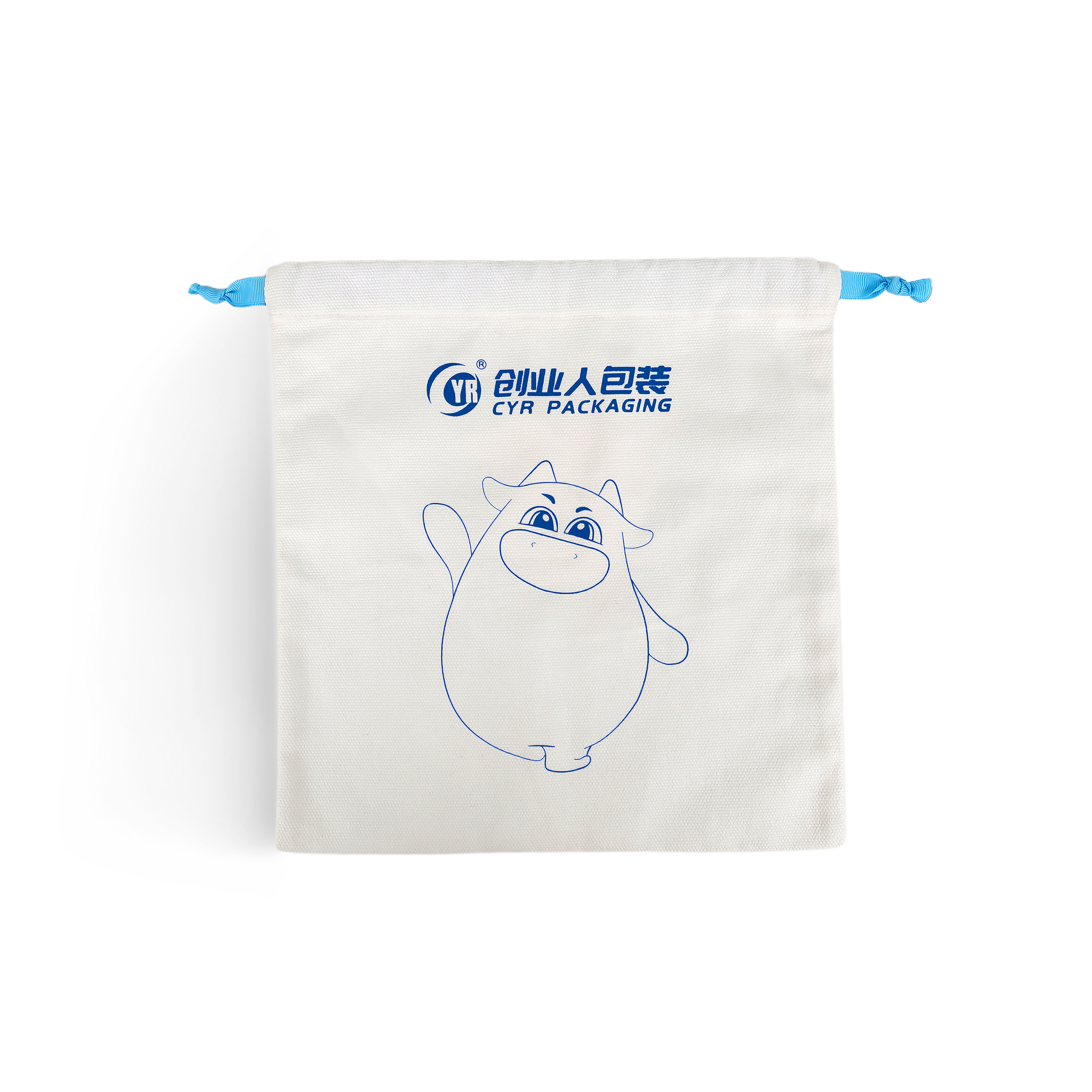 Printed Cotton Pouch With Logo