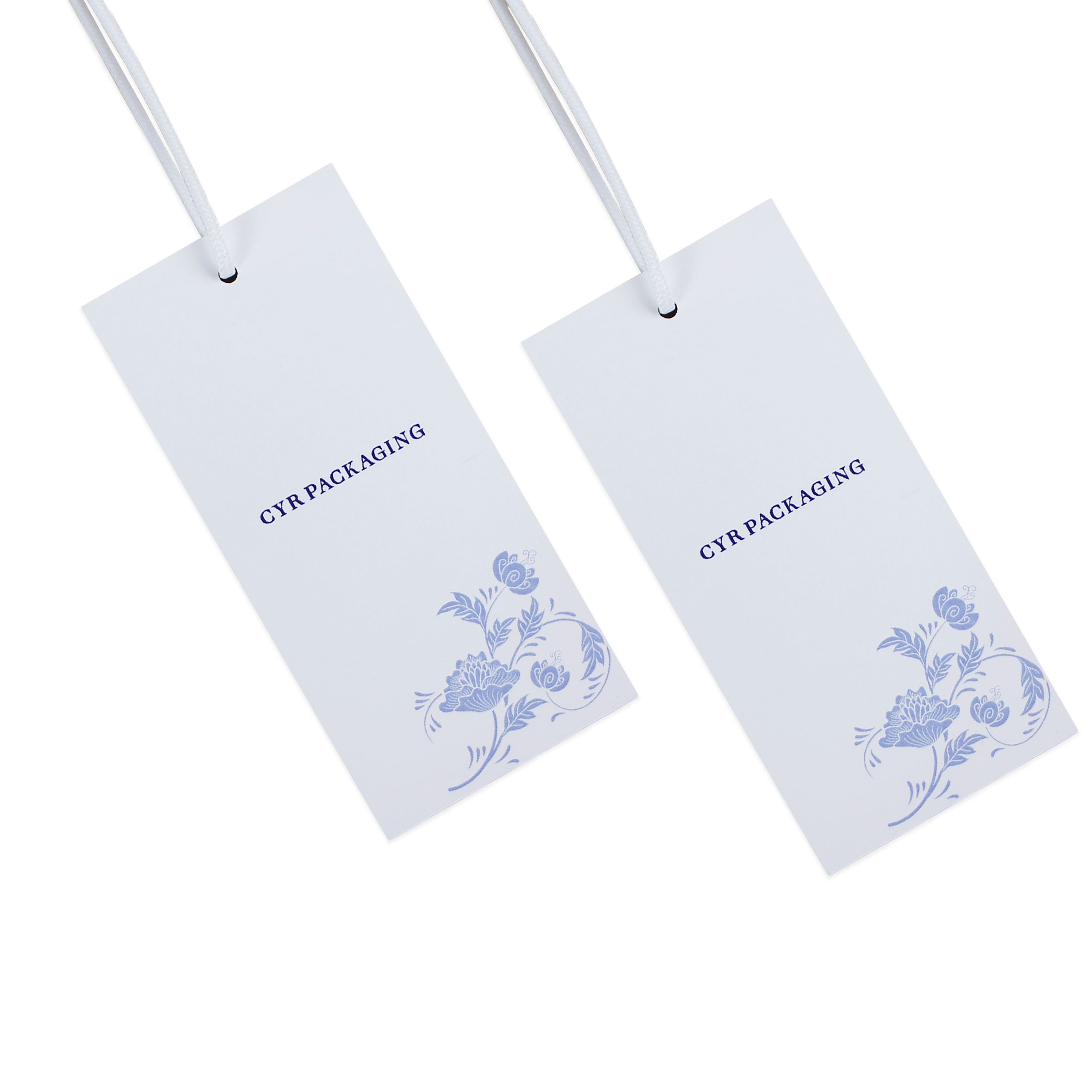 Personalised Luxury Printed Hanger Card With Rope