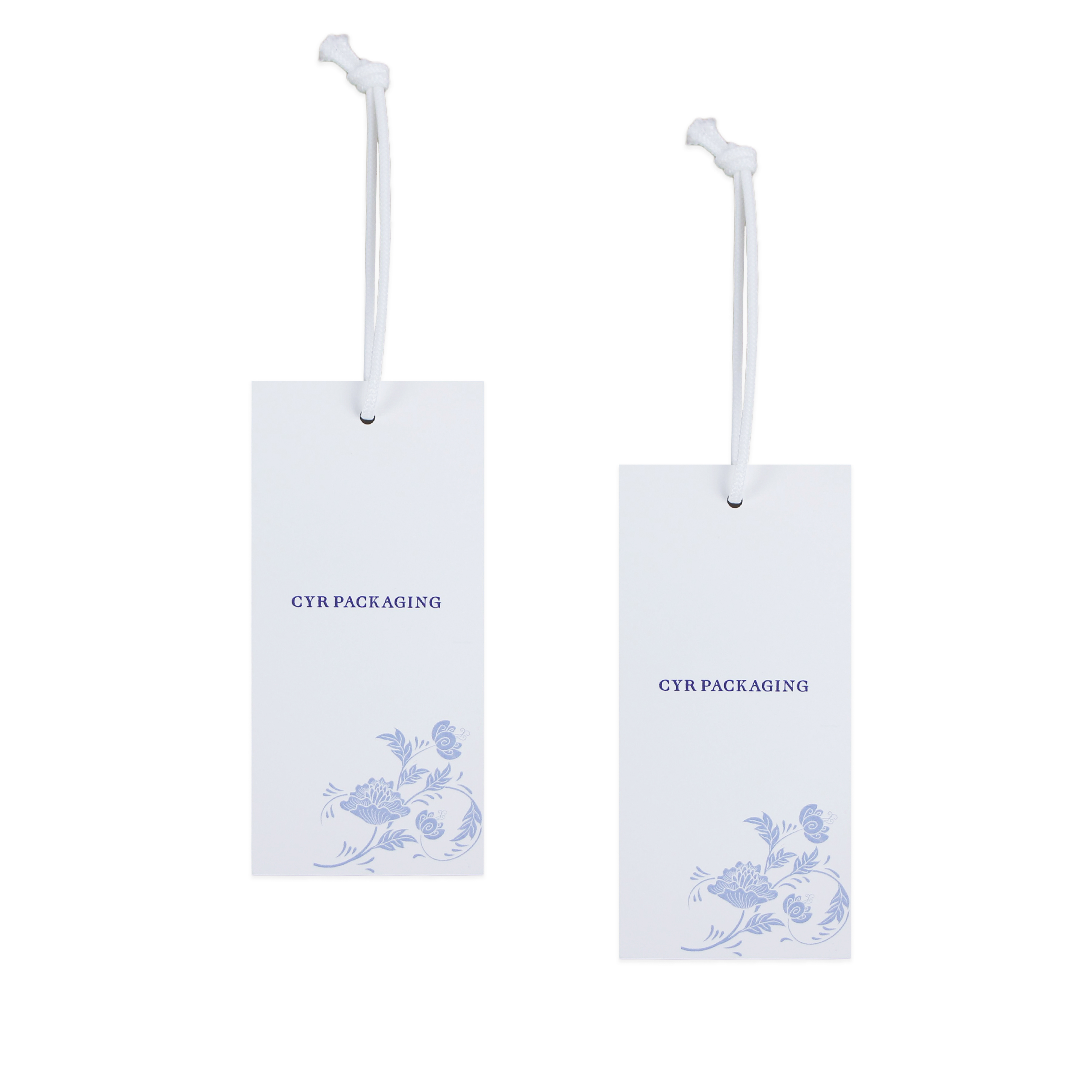 Personalised Luxury Printed Hanger Card With Rope