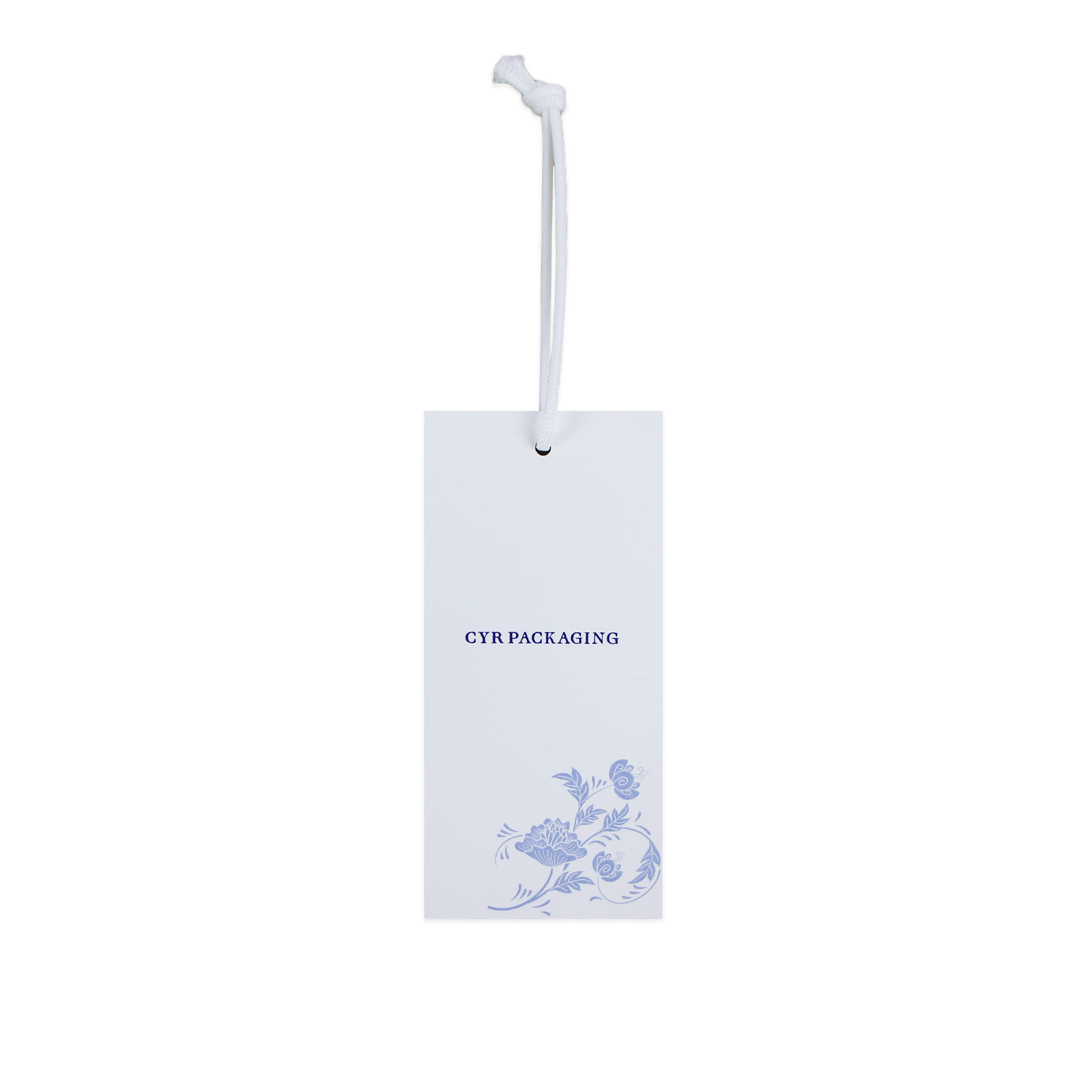 Personalised Luxury Printed Hanger Card With Rope