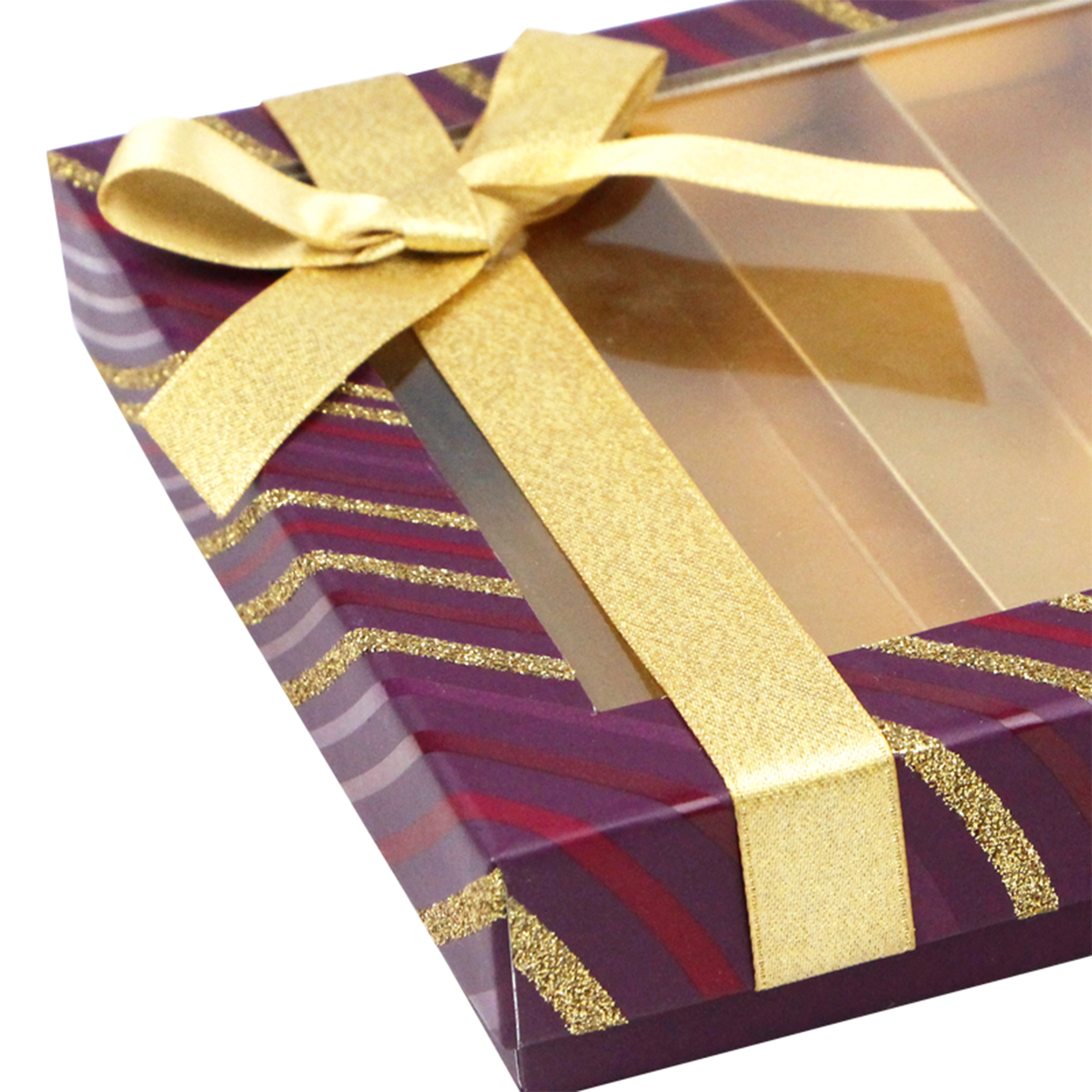 Square Chocolate Gift Box With Window