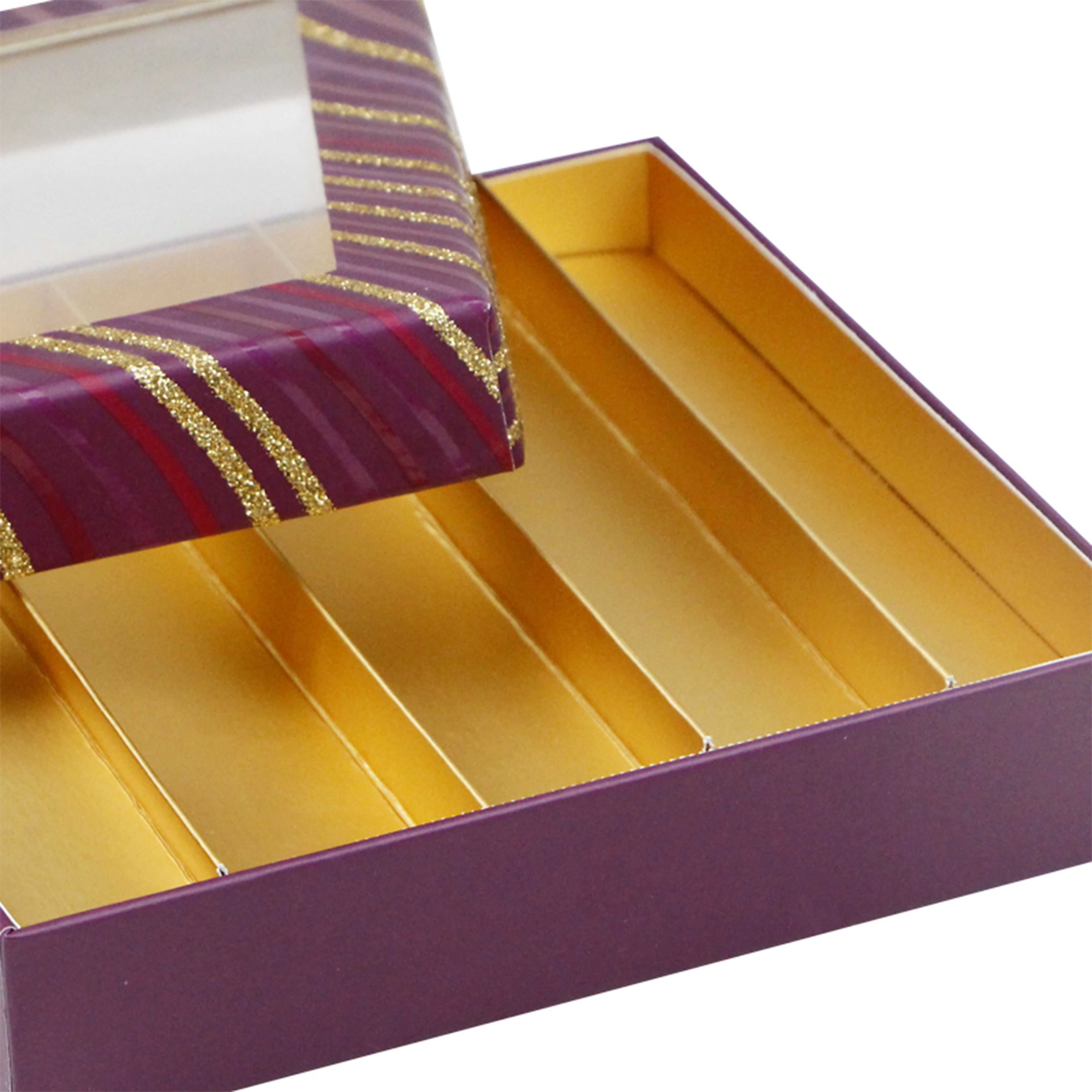 Square Chocolate Gift Box With Window