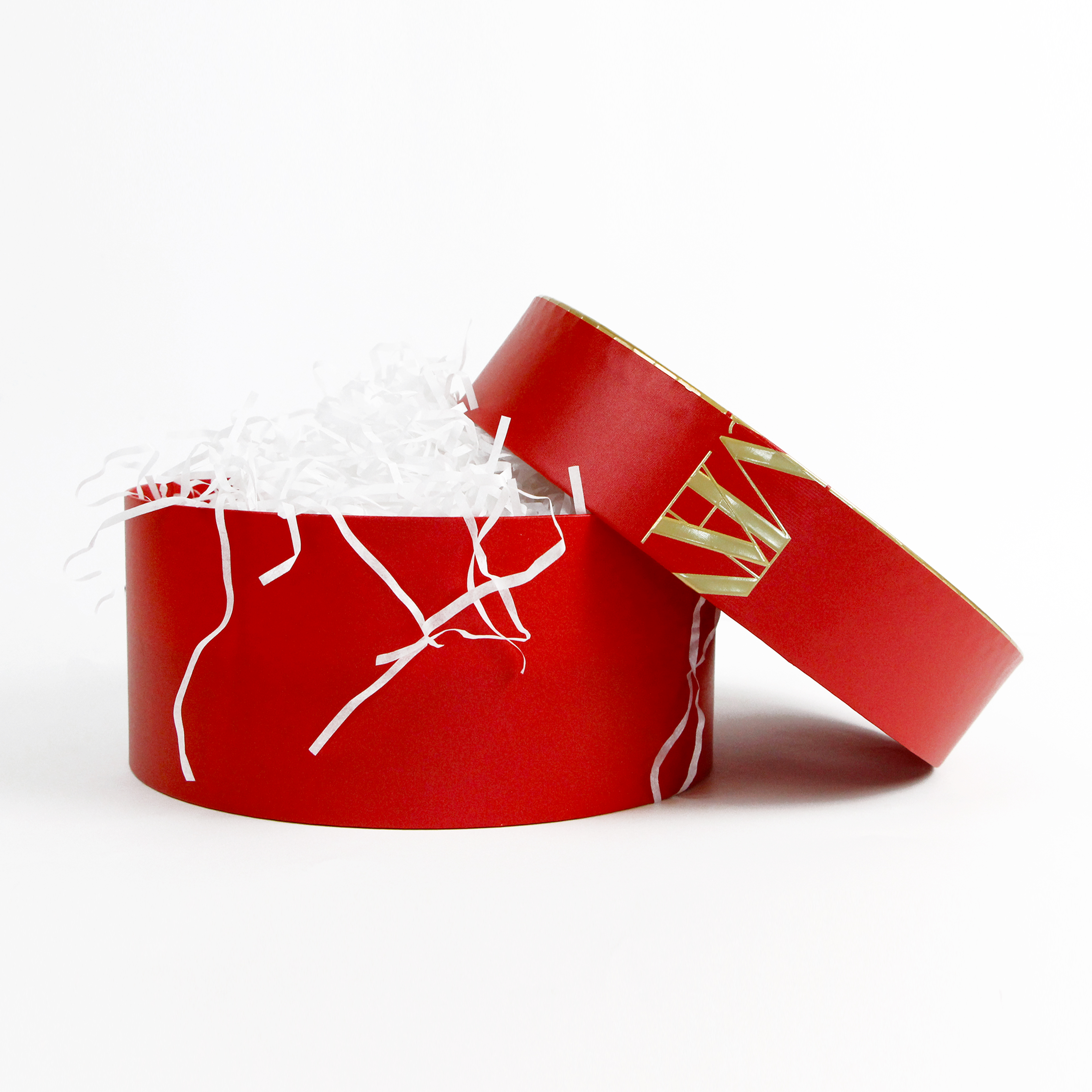 Red Round Luxury Box