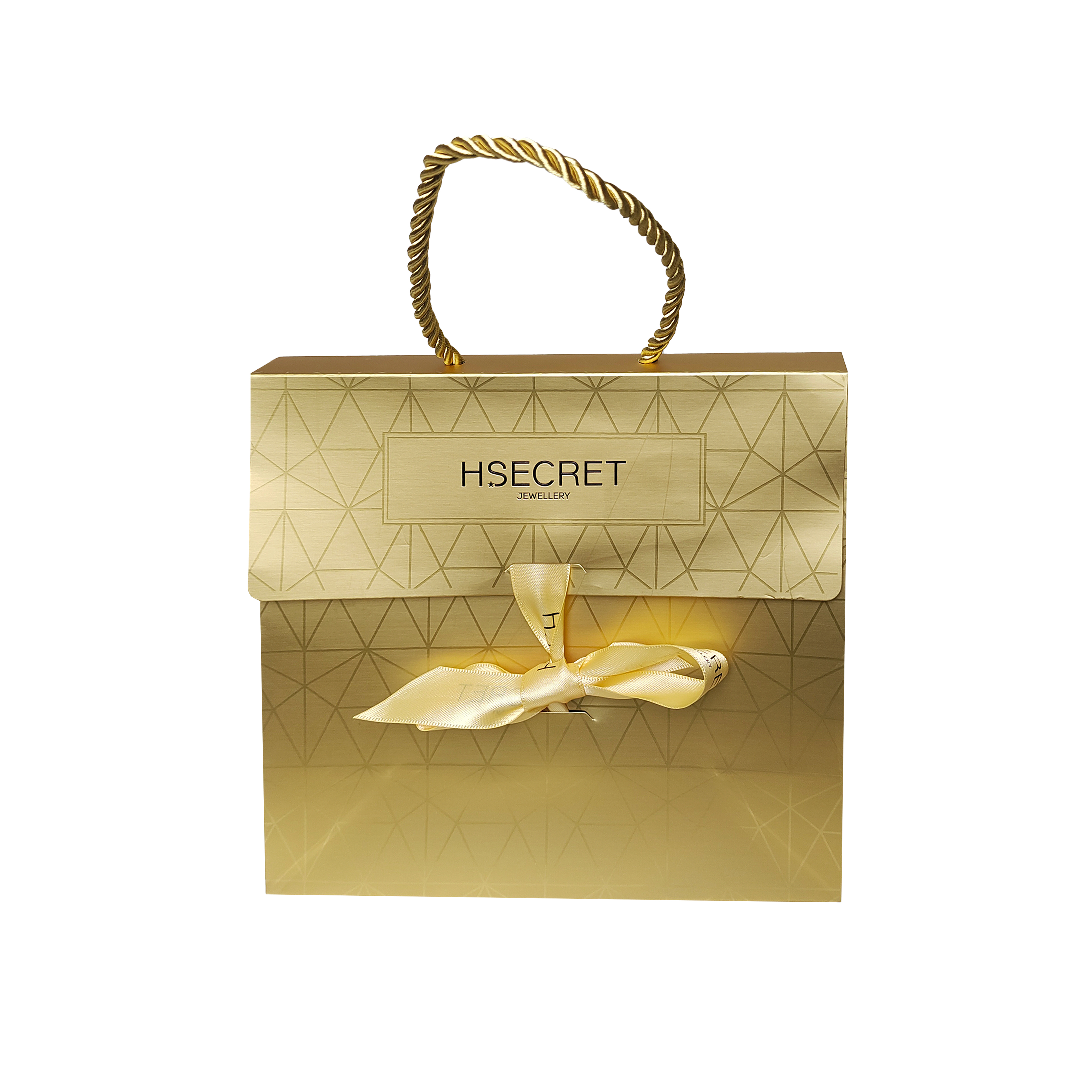 Luxury Wallet Paper Bag With Rope Handle