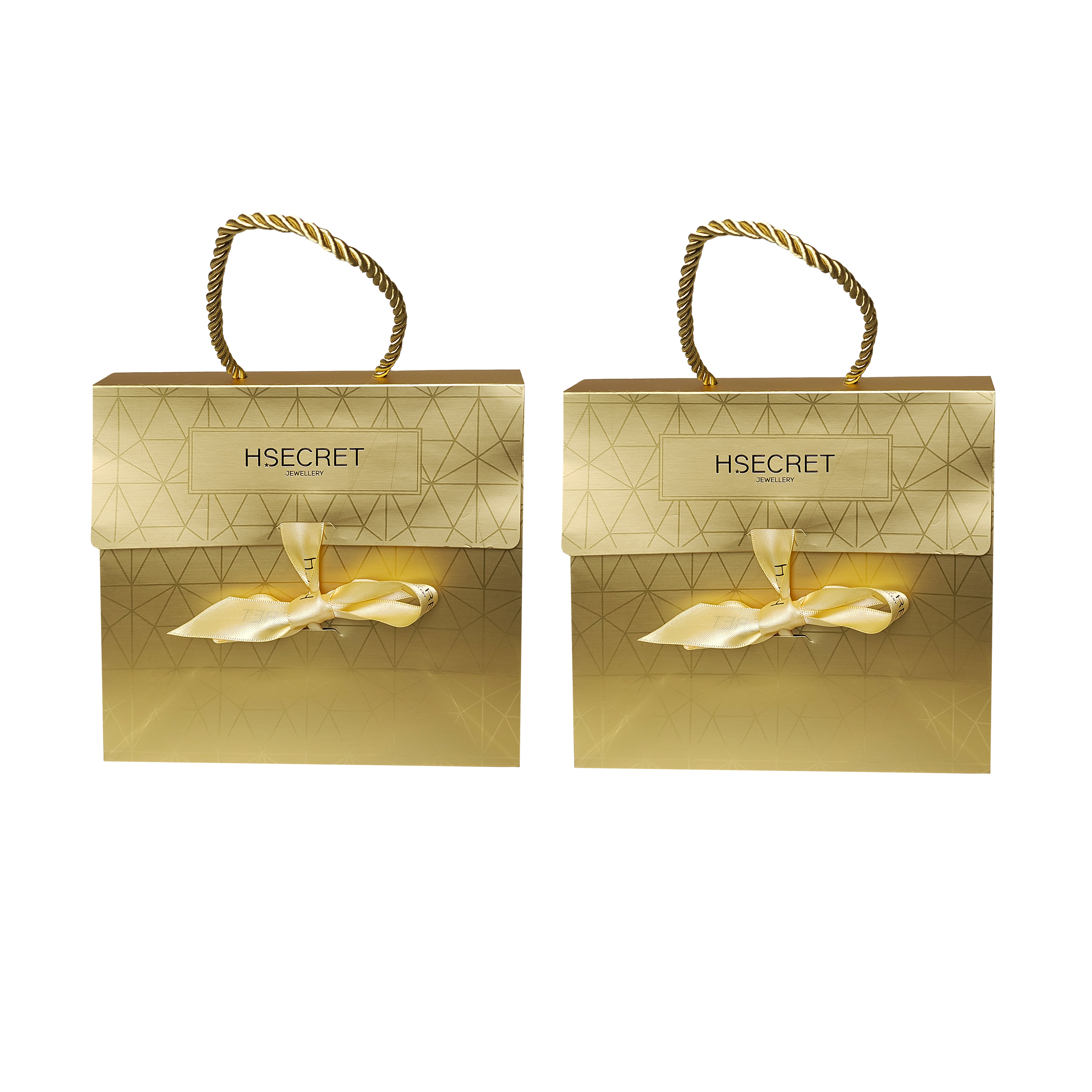 Luxury Wallet Paper Bag With Rope Handle
