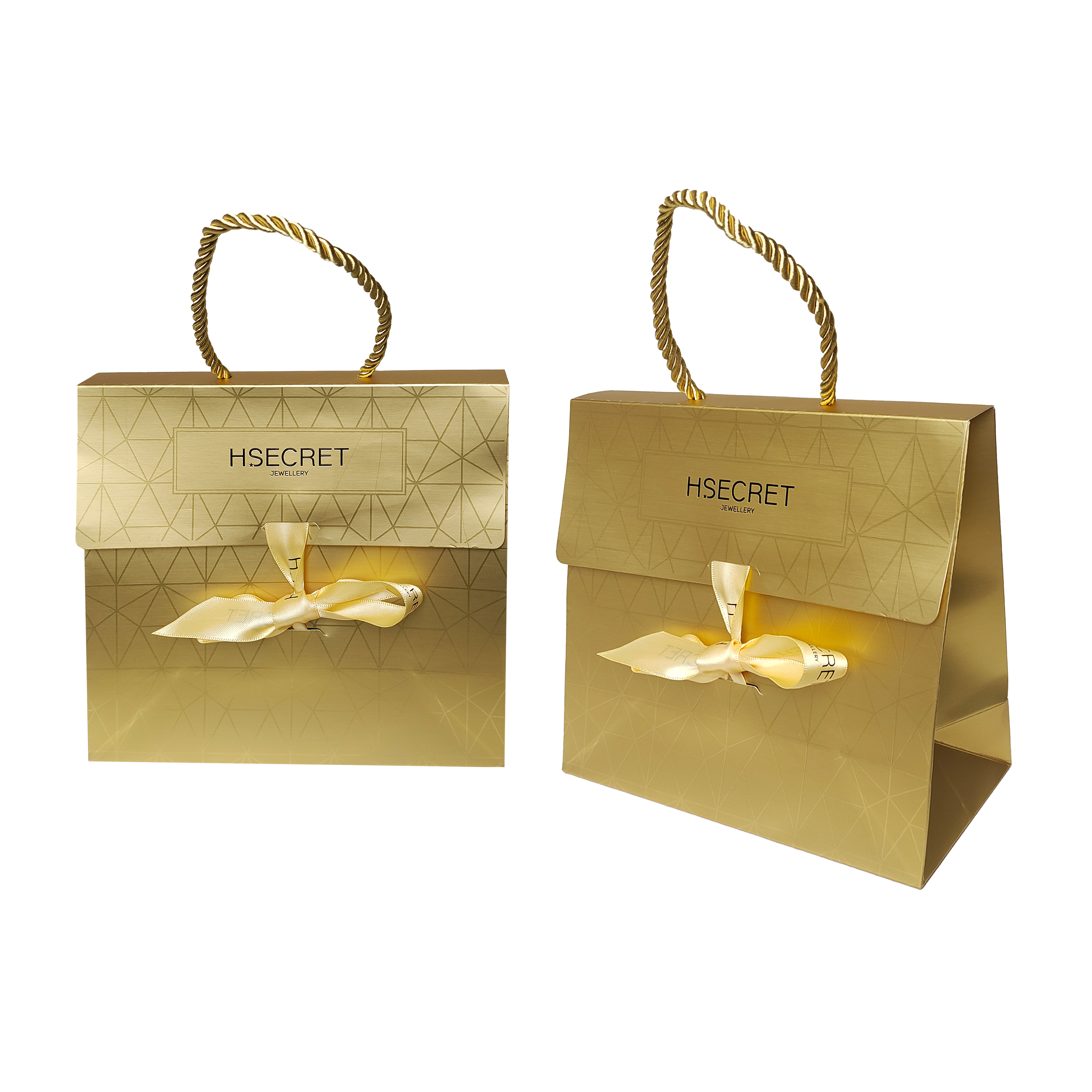 Luxury Wallet Paper Bag With Rope Handle