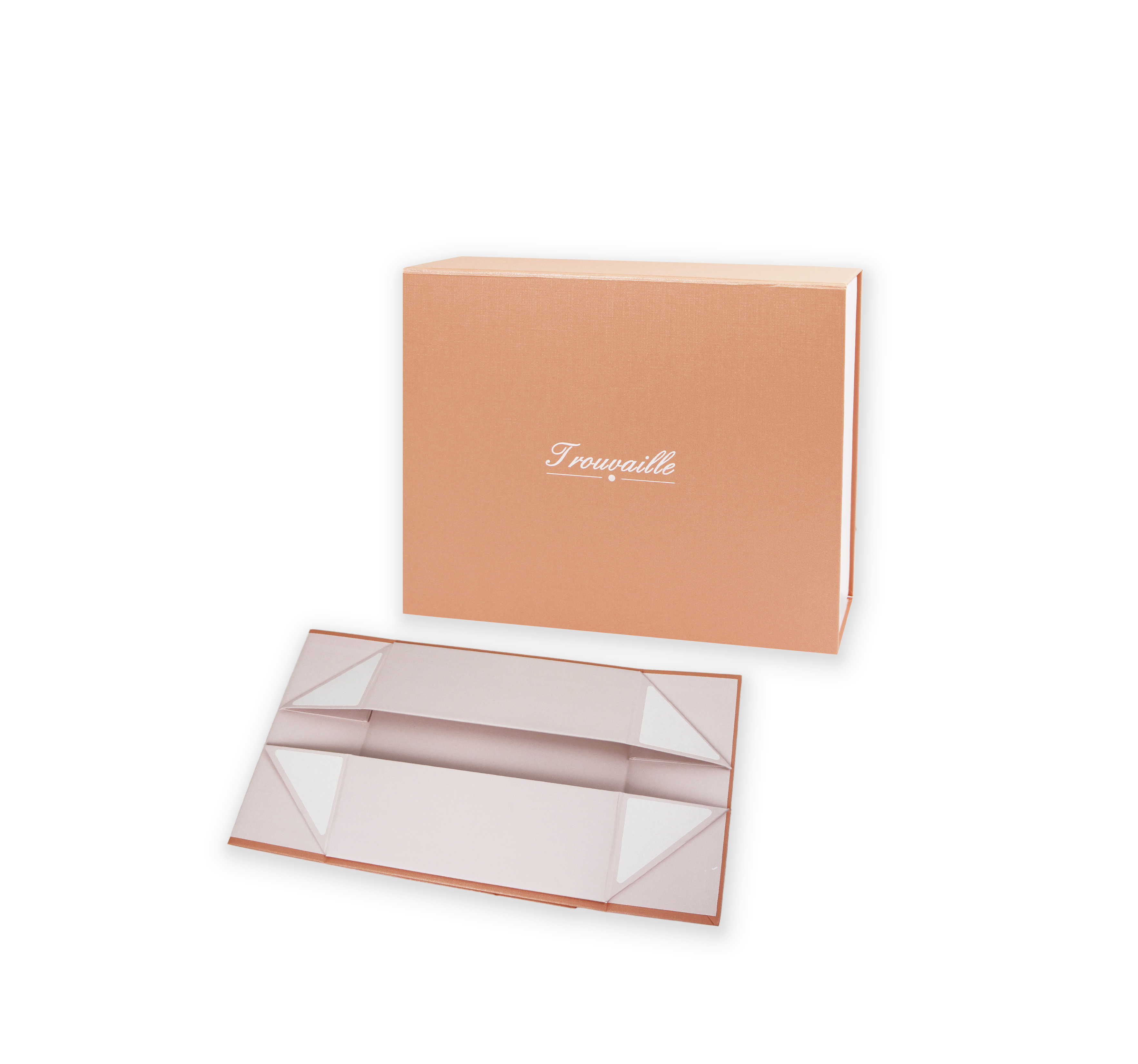 Foldable Luxury Pink Gift Paper Box