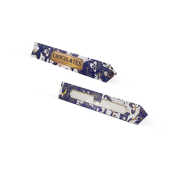 chocolate card box with window