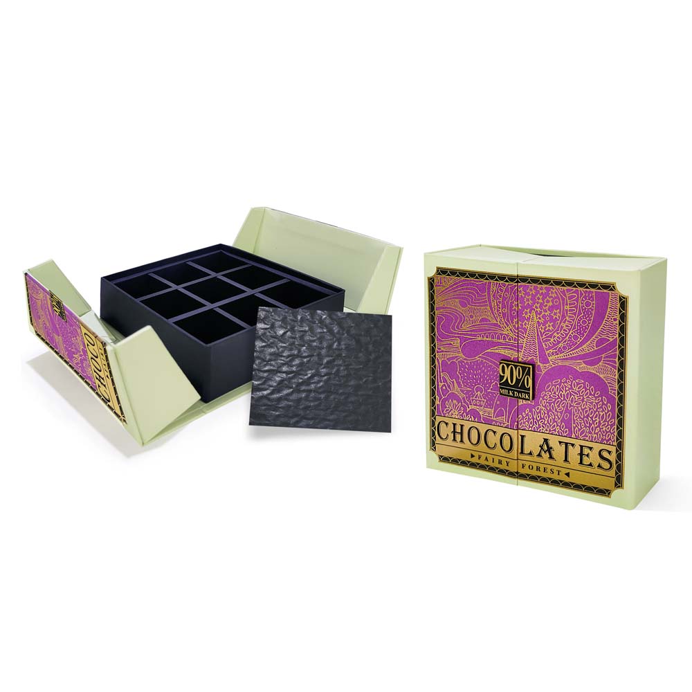 Folding Paper Box for Chocolate