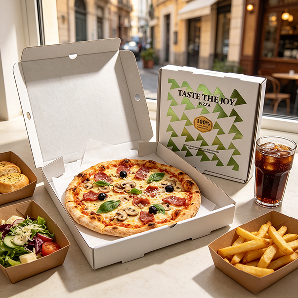 Wellpapplåda för pizza