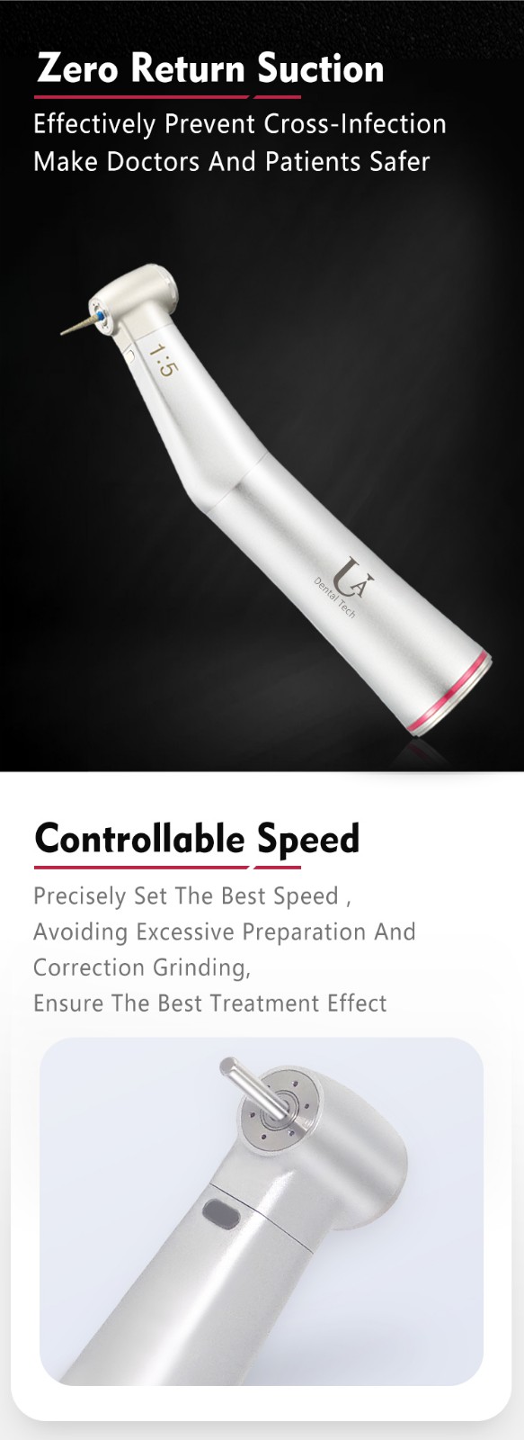 electric high speed dental handpiece