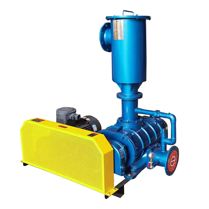 Roots fan for coal mine fly ash conveying