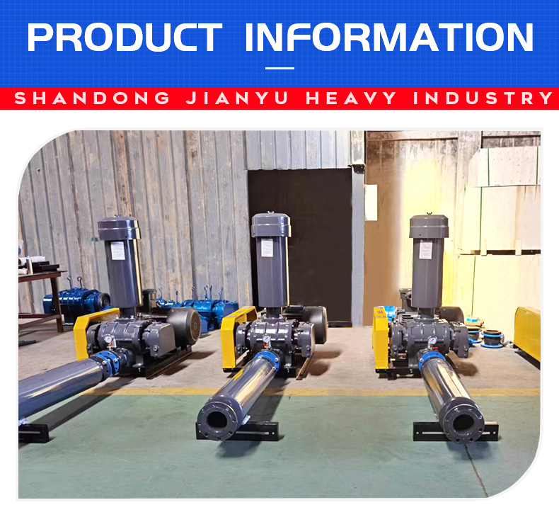 Roots blower for sewage treatment