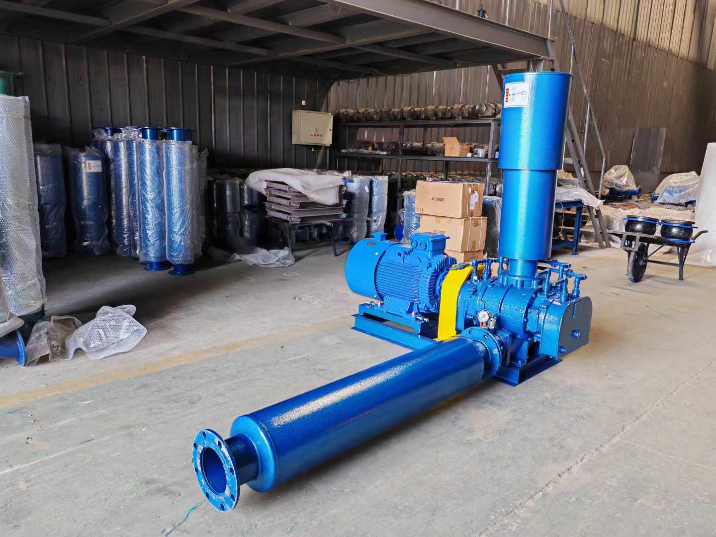 Stainless steel steam compressor