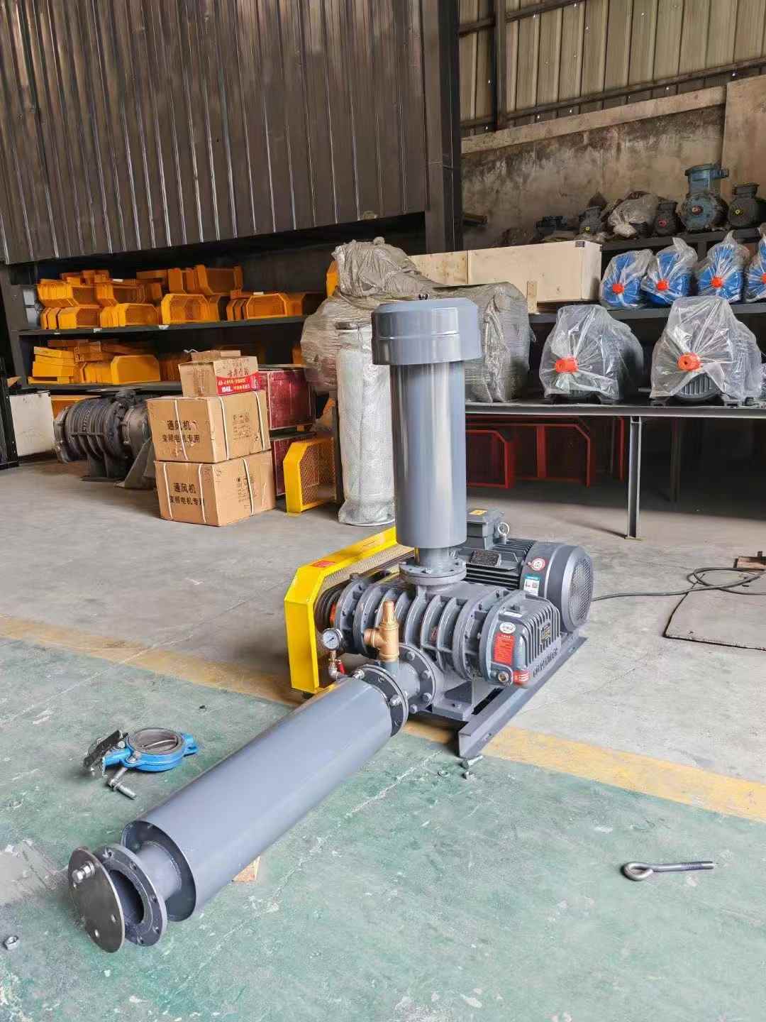 Stainless steel steam compressor