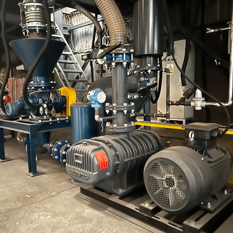 Double stage turbocharging technology has landed! Jianyu Roots blower improves conveying efficiency by 33%