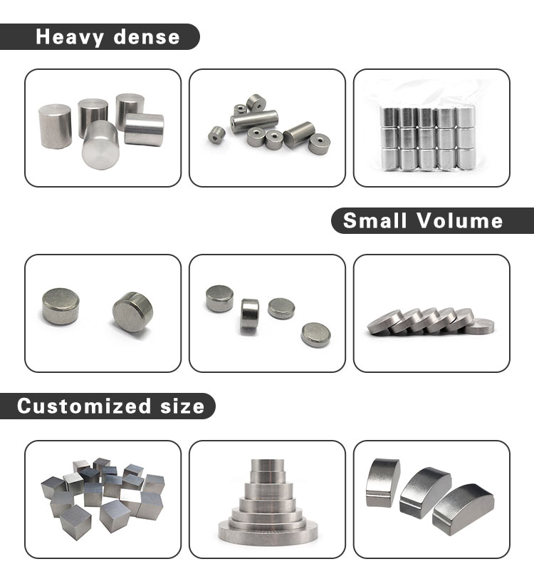 tungsten counterweight