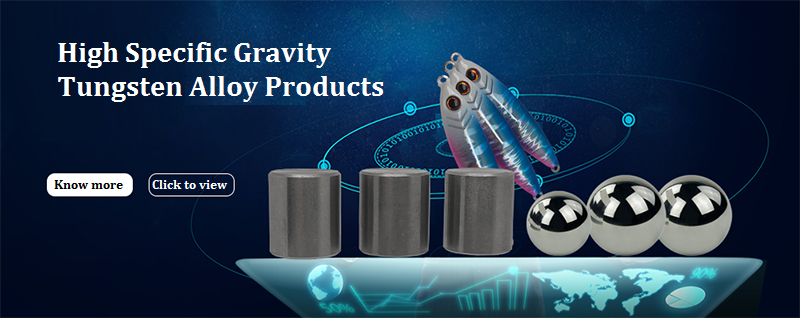 High specific gravity tungsten alloy