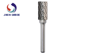 SB-5 Tungsten Carbide Burr Rotary File Cylinder Shape Double Cut with 1/4''Shank for Die Grinder Drill Bit