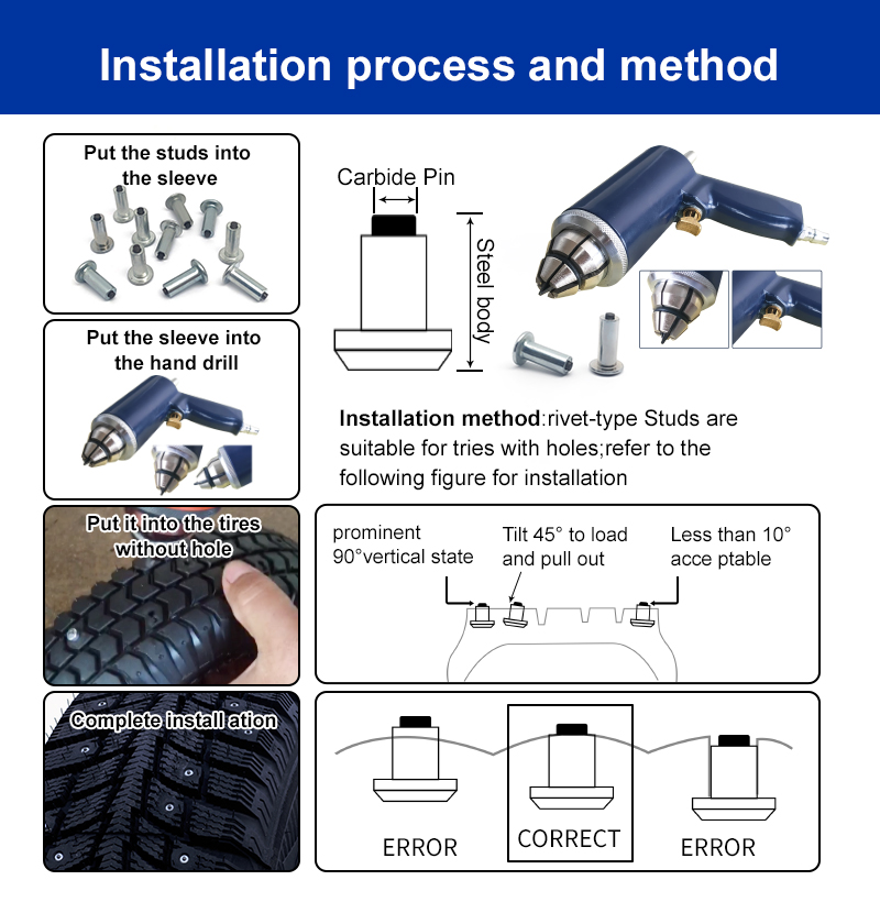 carbide boot studs