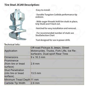 خرید پیچ میخ لاستیک ضد لغزش JX140,پیچ میخ لاستیک ضد لغزش JX140 قیمت,پیچ میخ لاستیک ضد لغزش JX140 مارک های,پیچ میخ لاستیک ضد لغزش JX140 سازنده,پیچ میخ لاستیک ضد لغزش JX140 نقل قول,پیچ میخ لاستیک ضد لغزش JX140 شرکت,