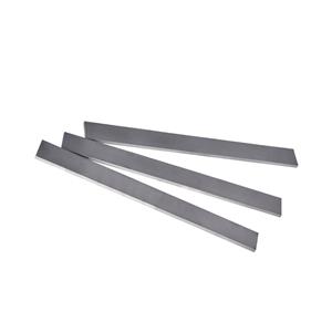 Polishing tungsten cemented carbide strips for carbide tool blanks