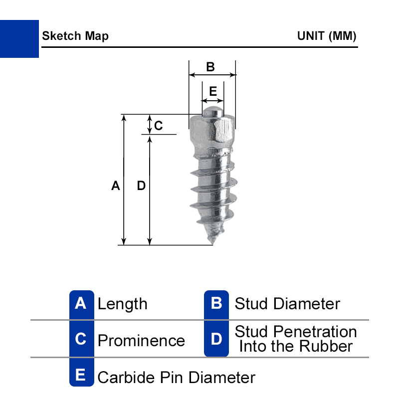 screw in tire studs