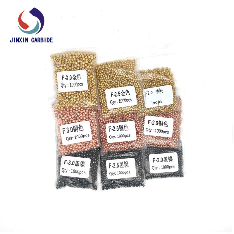 Tungsten slotted beads