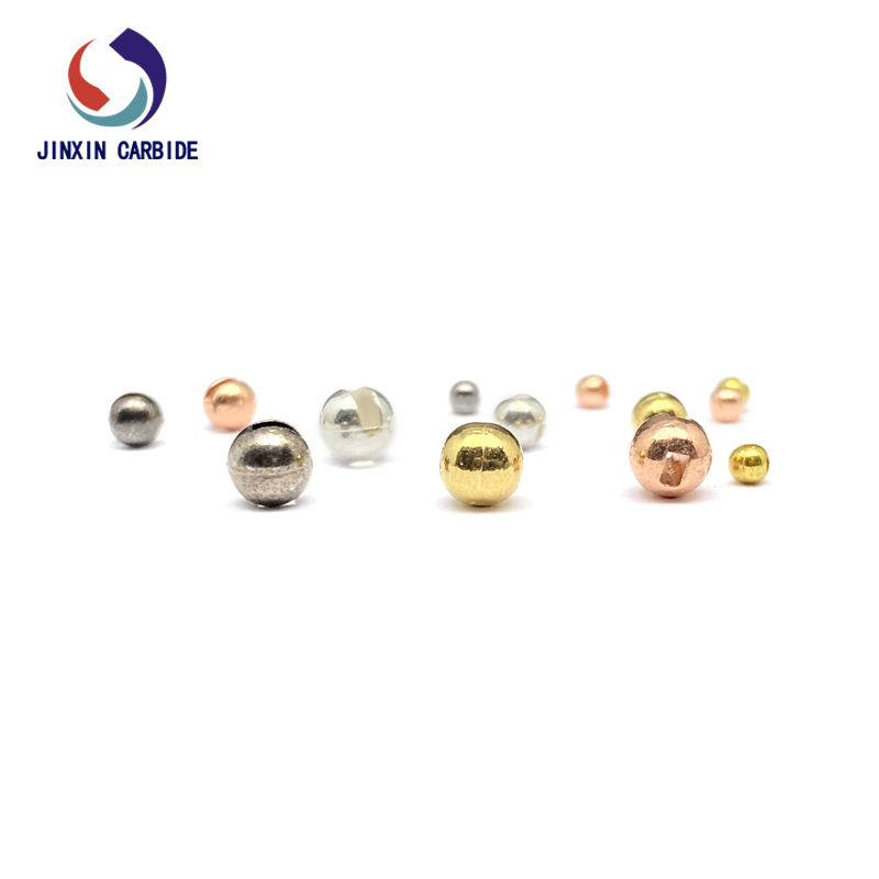 Slotted tungsten beads