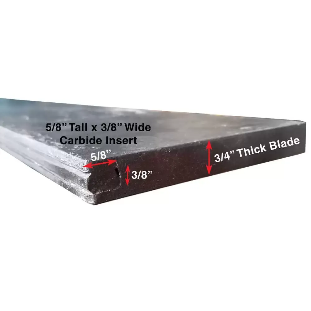 steel snow plow cutting edges
