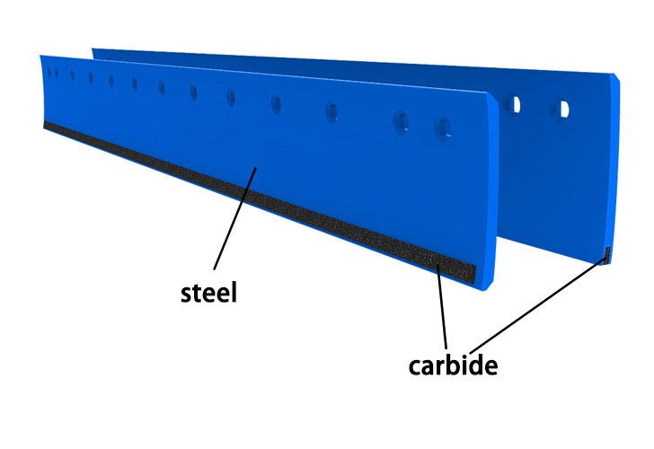 snow plow rubber edge