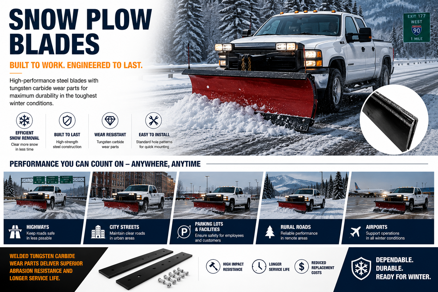 carbide snow cutting edge carbide snow cutting edge