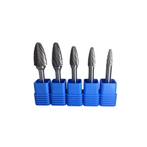 Tungsten Carbide Rotary Burr F1225 6mm Shank Type F Double Cut Carbide Burr for Metal Grinding