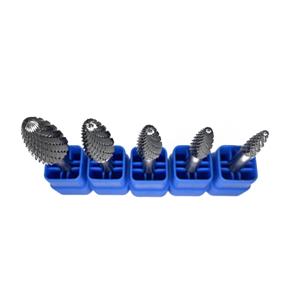 Tungsten Carbide Rotary Burr F1225 6mm Shank Type F Double Cut Carbide Burr for Metal Grinding