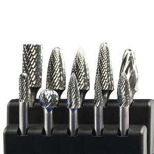 Professional Tungsten Carbide Rotary Burr Set - Double Cut Die Grinder Bits for Metalworking, Wood Carving, and Welding