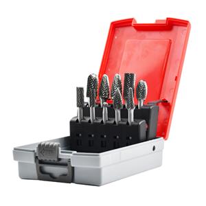 Professional Tungsten Carbide Rotary Burr Set - Double Cut Die Grinder Bits for Metalworking, Wood Carving, and Welding
