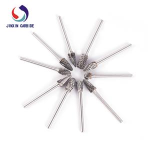 SH-5 Flame Shape Tungsten Carbide Burrs with Double Cut for Metal Casting Cleanup and Smooth Finishing