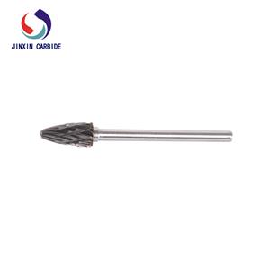 Type F Tree Shape Radius End Carbide Burr Tungsten Rotary File for Deep Contour Finishing