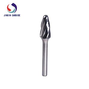 Tungsten Carbide Rotary Burr F1225 6mm Shank Type F Double Cut Carbide Burr for Metal Grinding