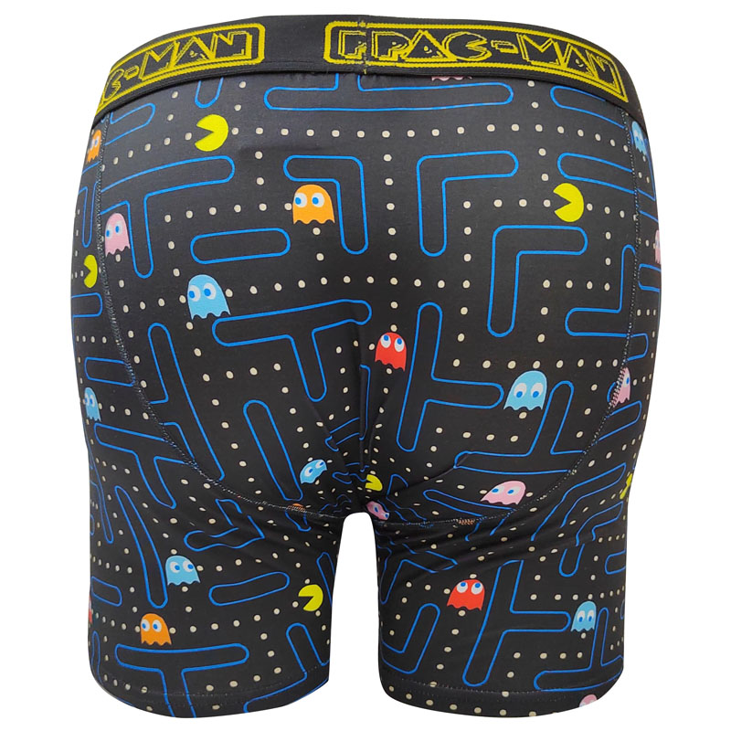 Calzoncillos tipo bóxer de poliéster y elastano PAC MAN para hombre