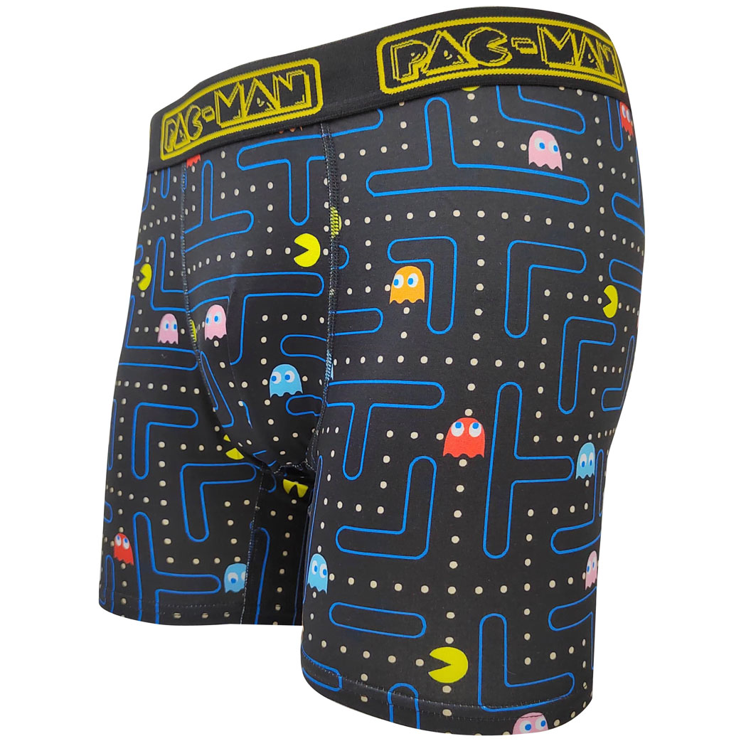 Calzoncillos tipo bóxer de poliéster y elastano PAC MAN para hombre