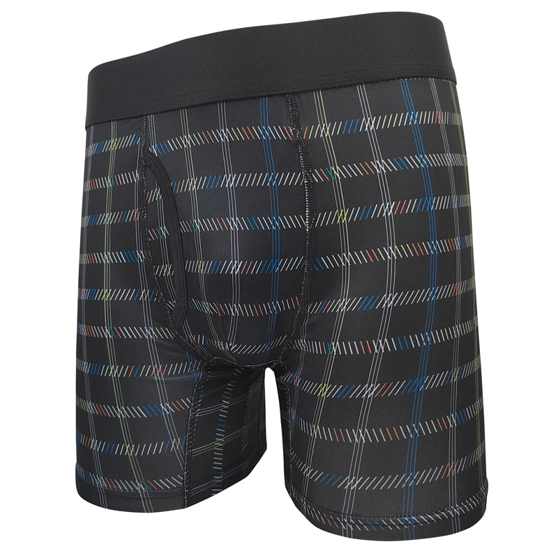 Bóxer de poliéster reciclado con estampado disperso para hombre