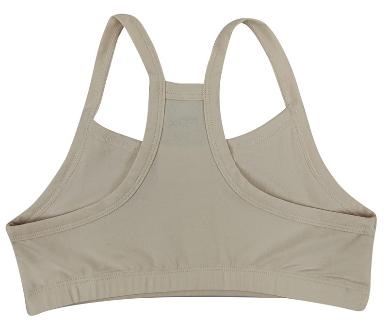 white sports bra